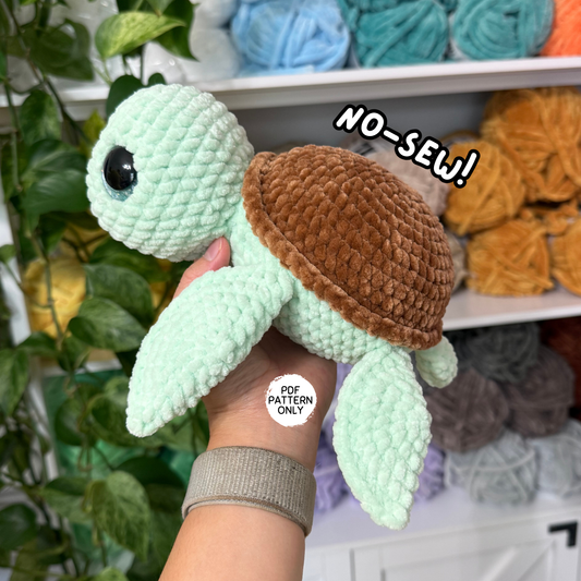 No-Sew Turtle Crochet Pattern