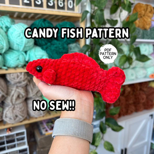 No Sew Cindy the Candy Fish Pattern