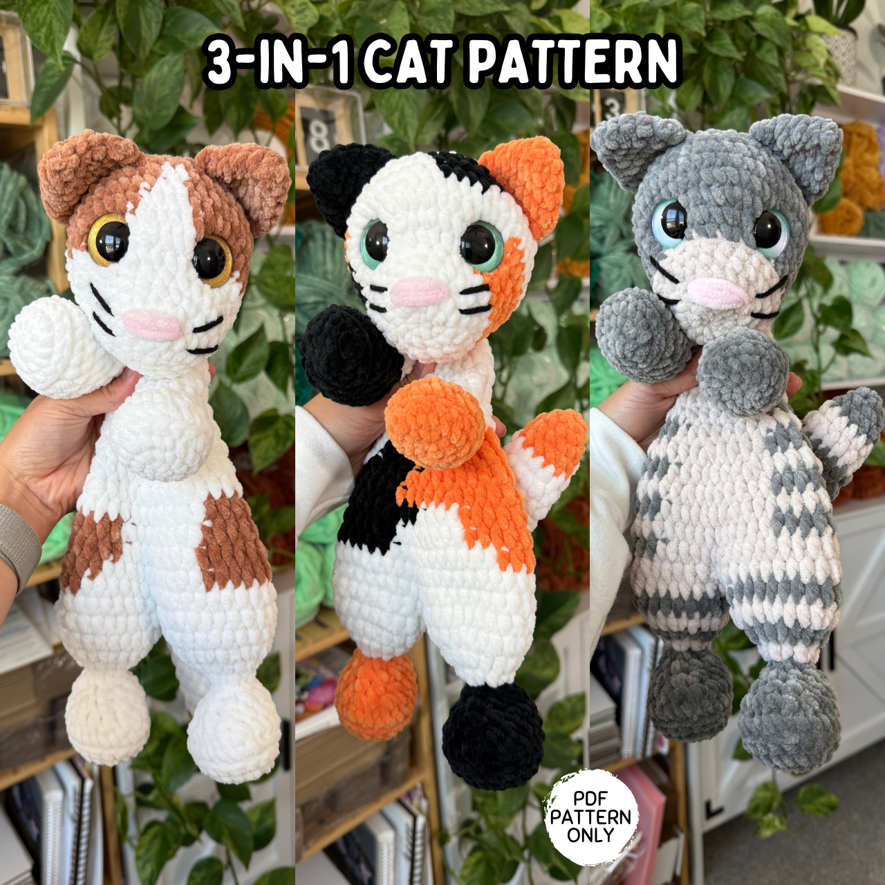 3-in-1 Cat Snuggler Pattern