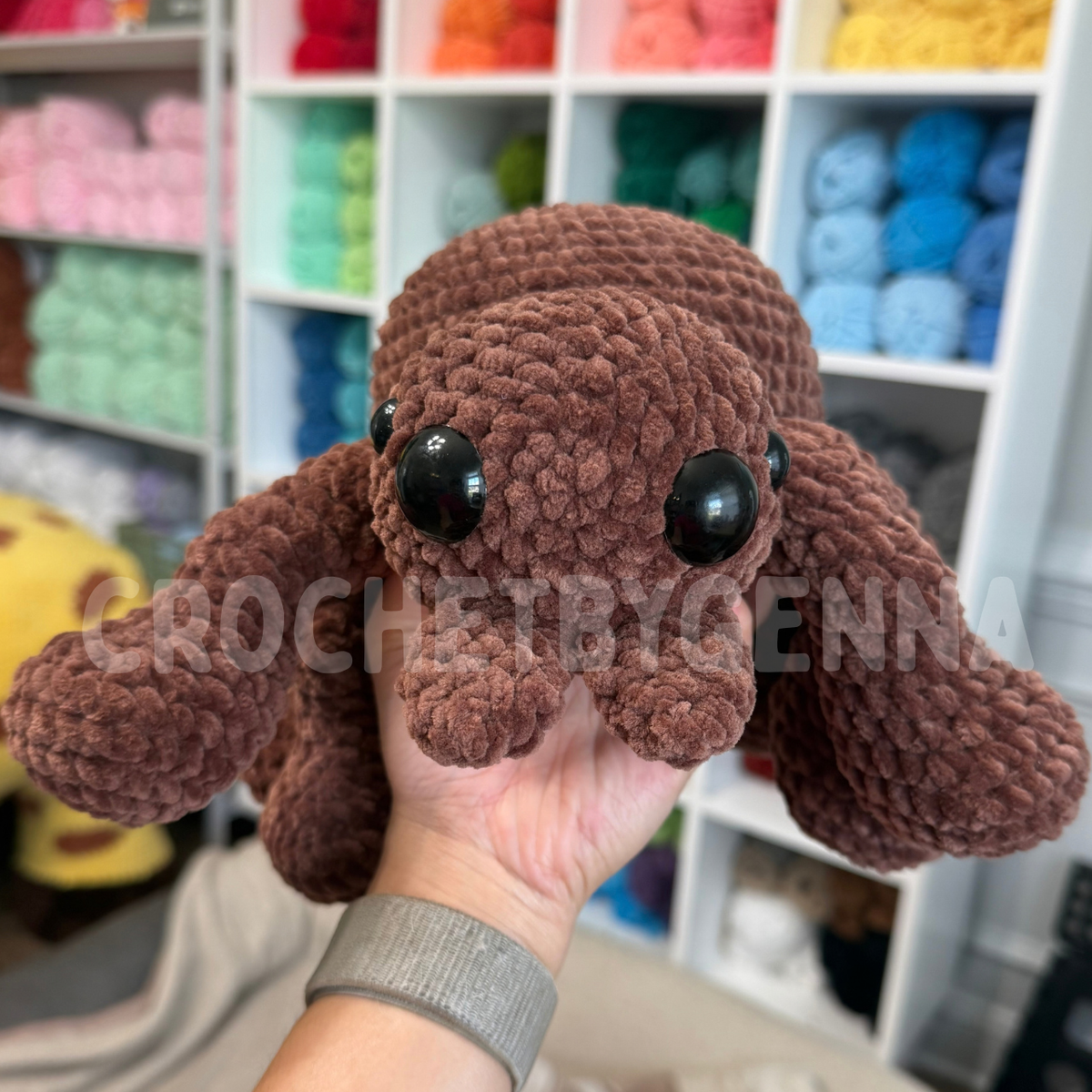 Low Sew Jumping Spider Crochet Pattern