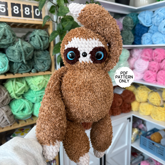 Sloth Crochet Pattern (2-in-1)