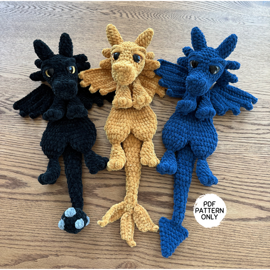 3-in-1 Dragon Snuggler Pattern