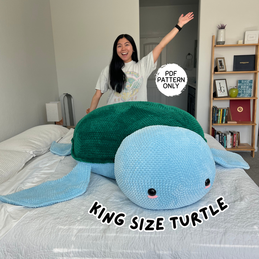 King Size Turtle Crochet Pattern (Jumbo)