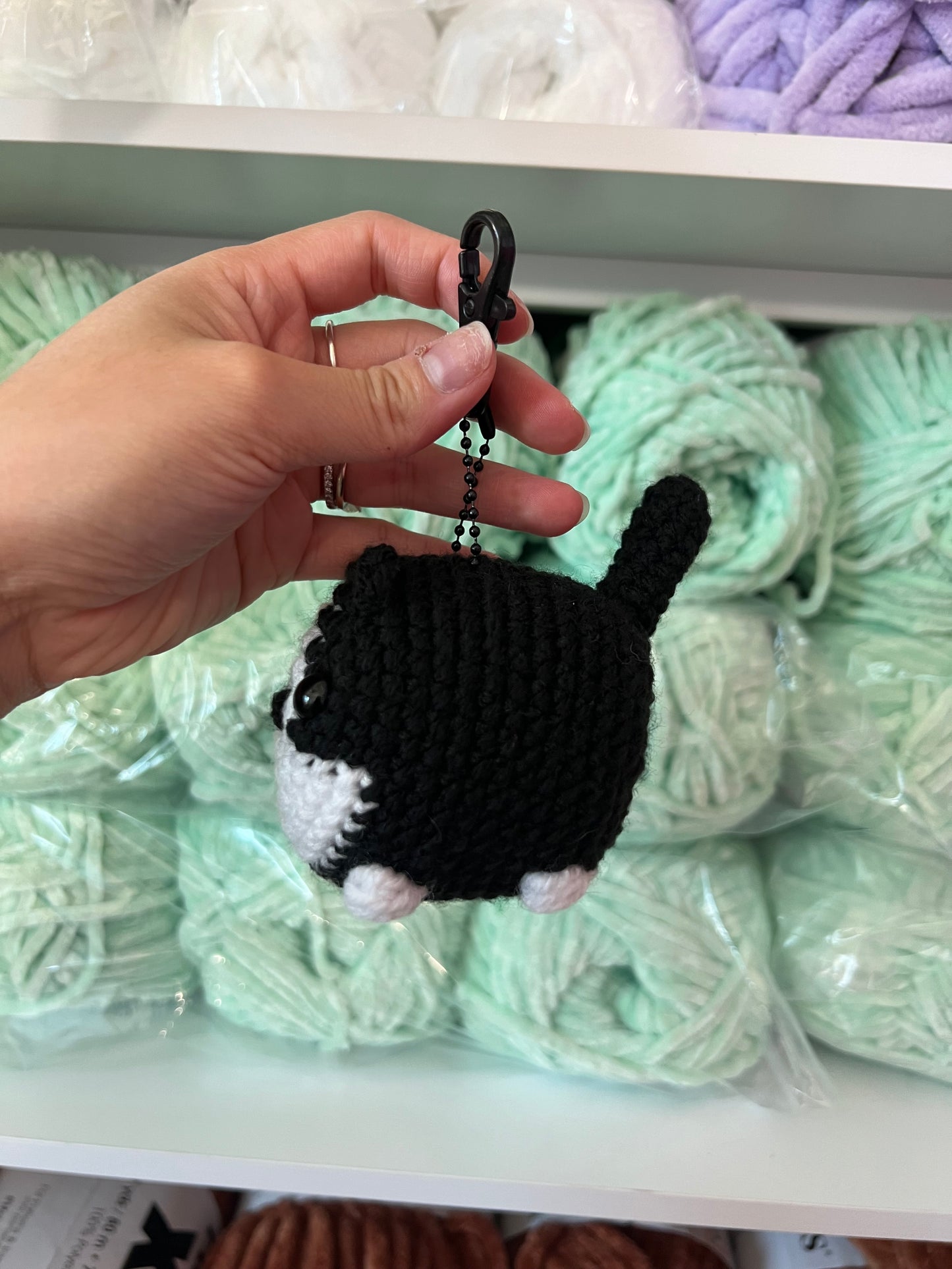 Tux - Loaf Cat Keychain
