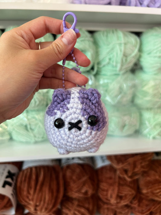 Violet - Loaf Cat Keychain