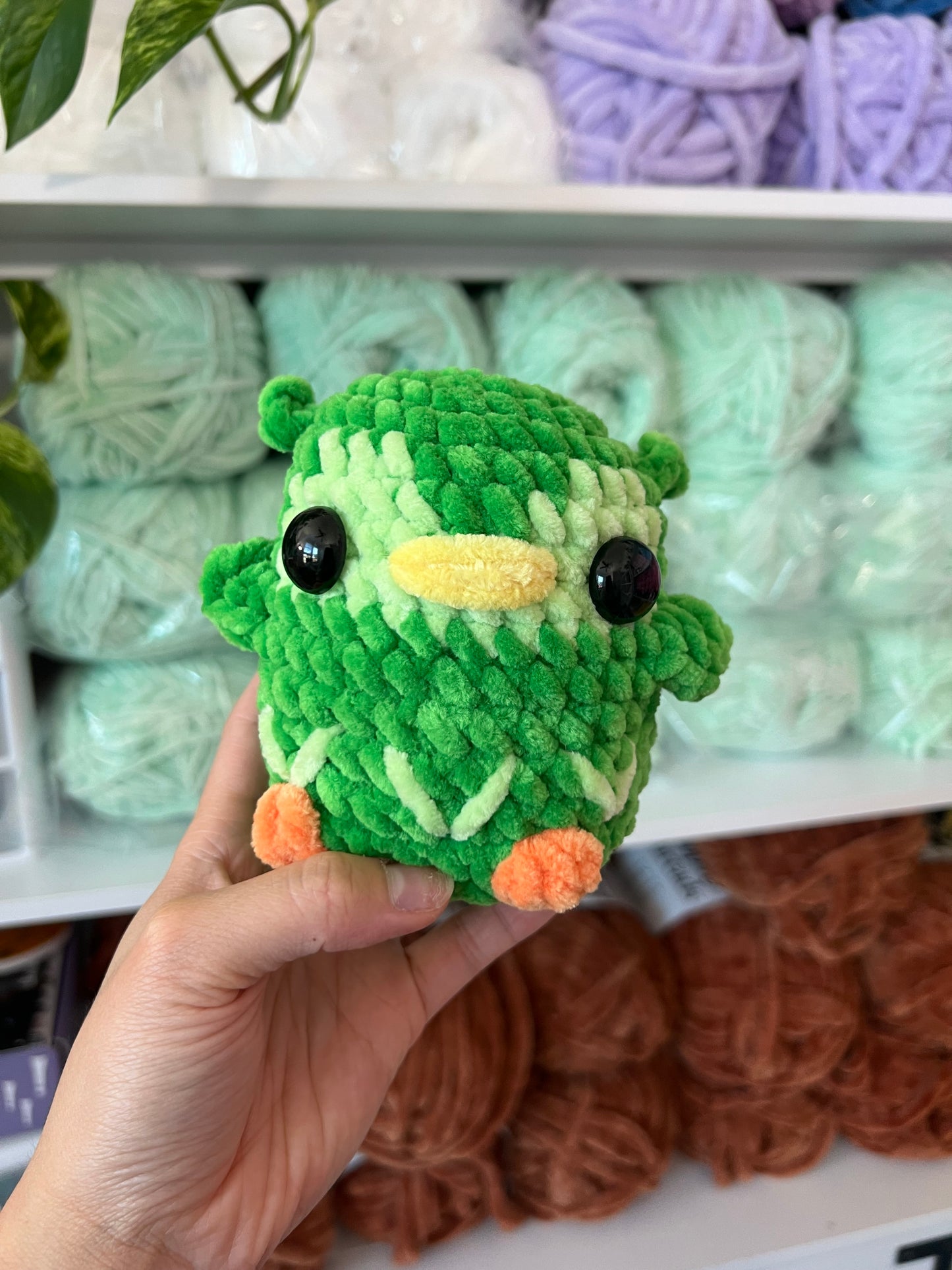 Mini Baby Owl - Green