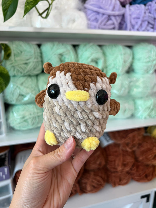 Mini Baby Owl - Brown