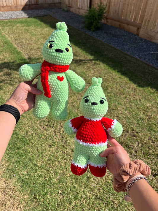 Green Meanie Crochet Pattern - 2 Styles