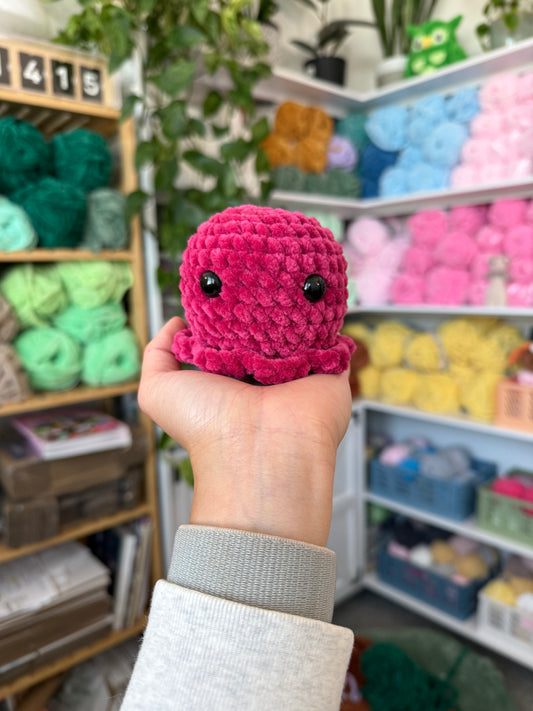 Pomegranate Mini Octopus Plushie