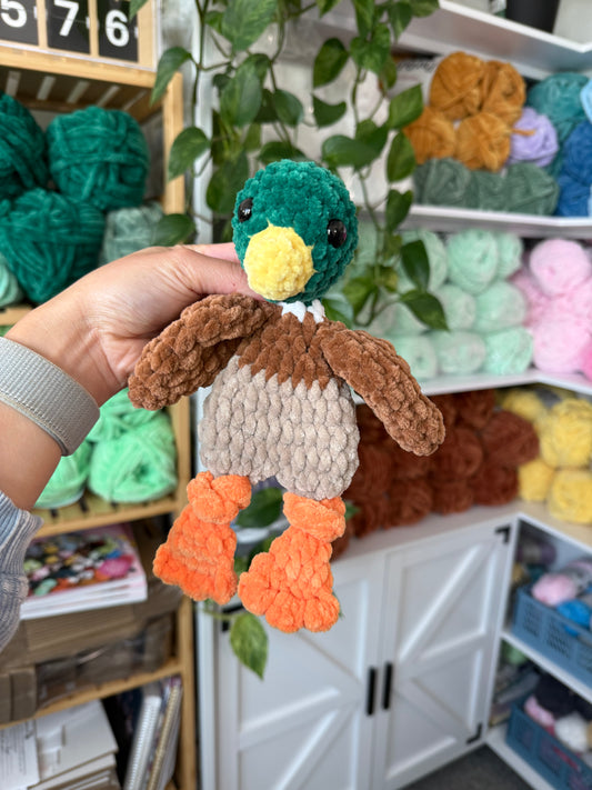 Duke the Duck Mini Snuggler Plushie