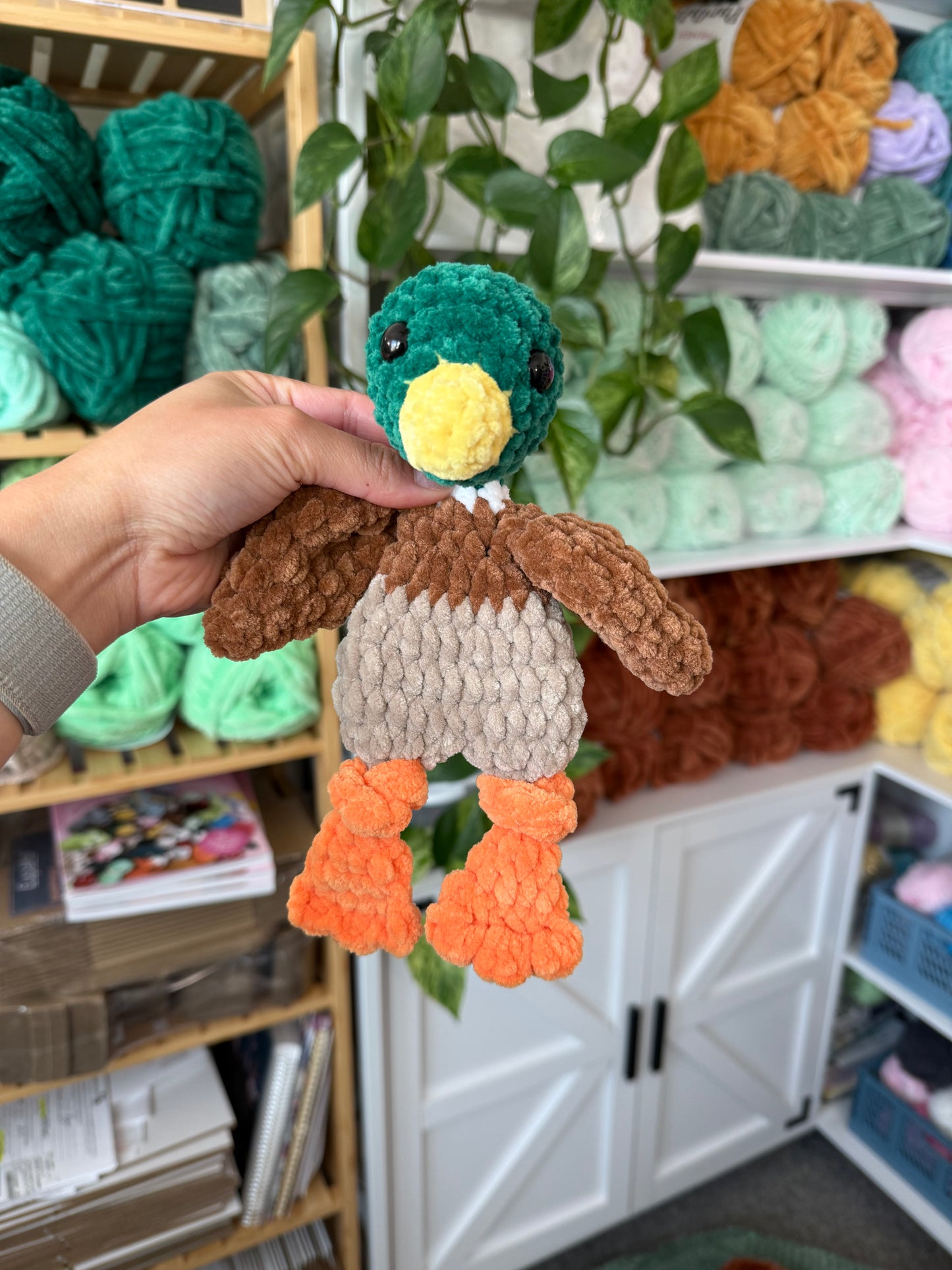 Duke the Duck Mini Snuggler Plushie