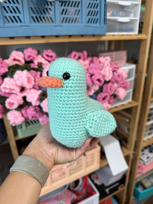 Mini Acrylic Rubber Duck Plushie