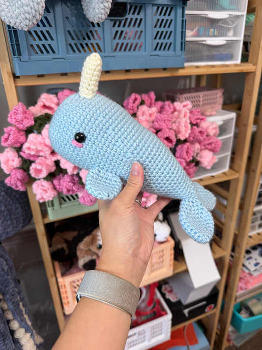 Mini Acrylic Narwal Plushie