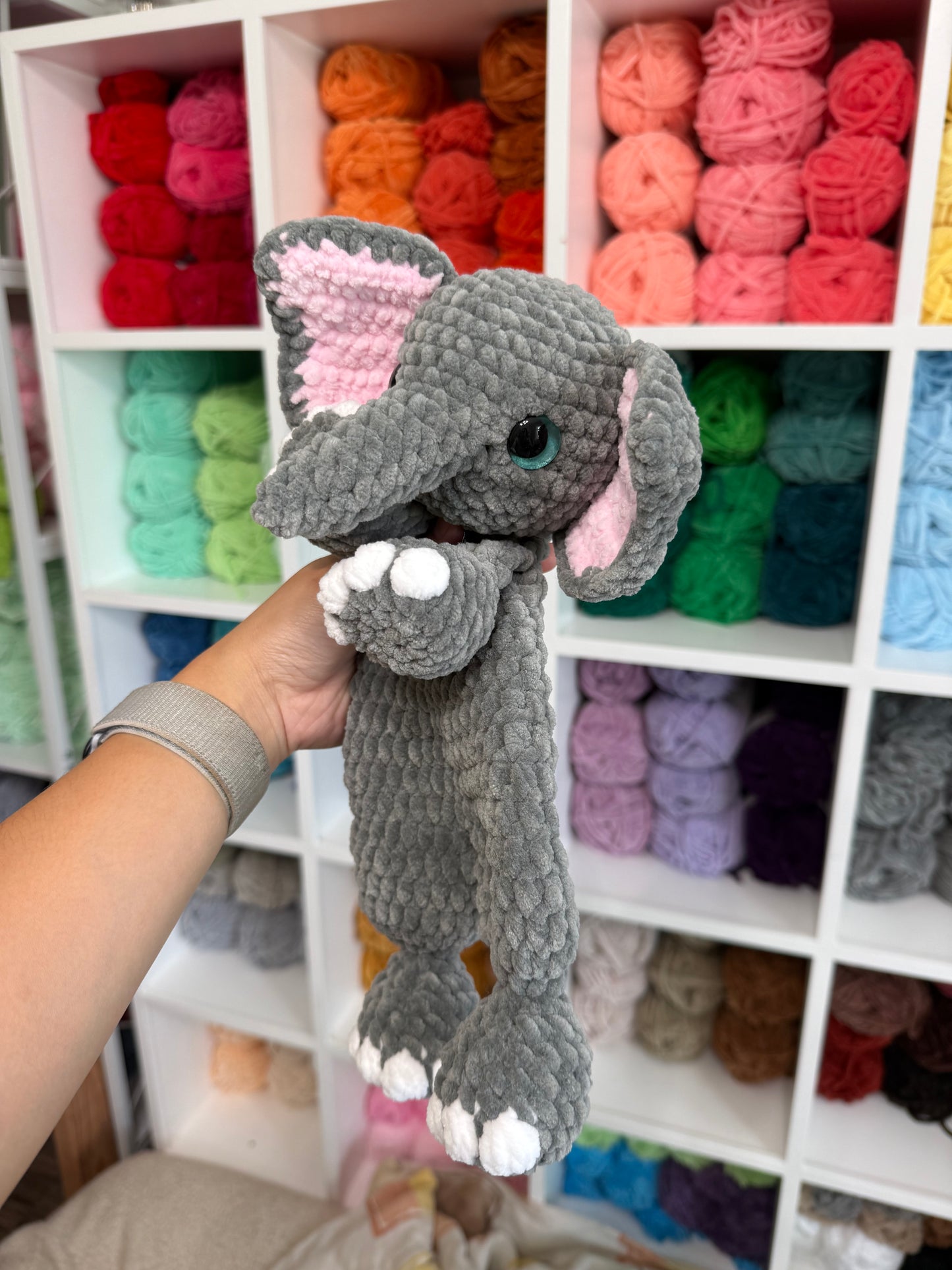 Elephant Snuggler Plushie