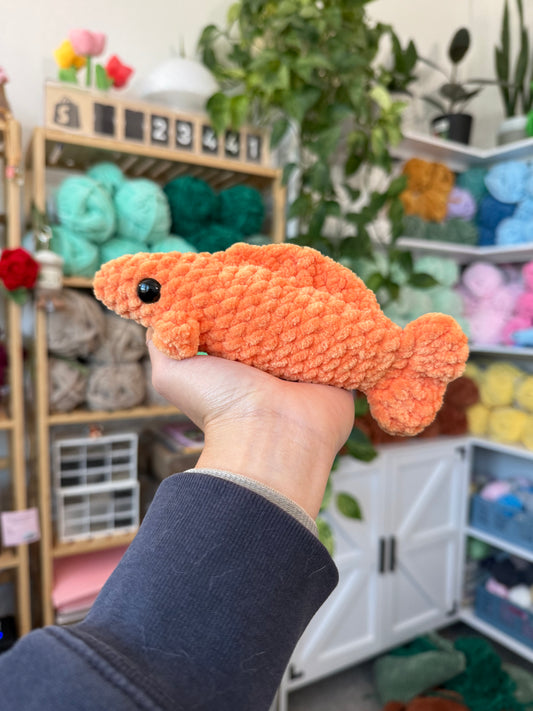 Orange Candy Fish Plushie