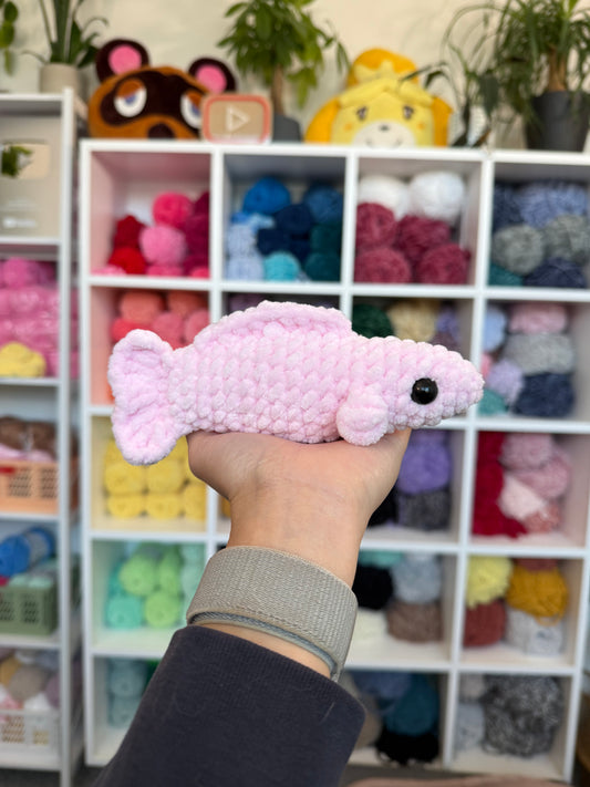 Pink Candy Fish Plushie
