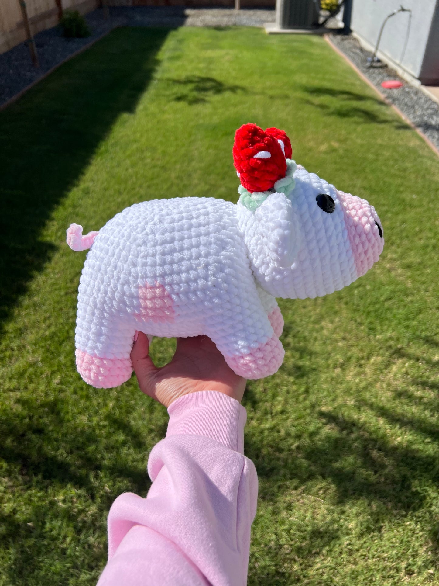 Large Strawberry Cow