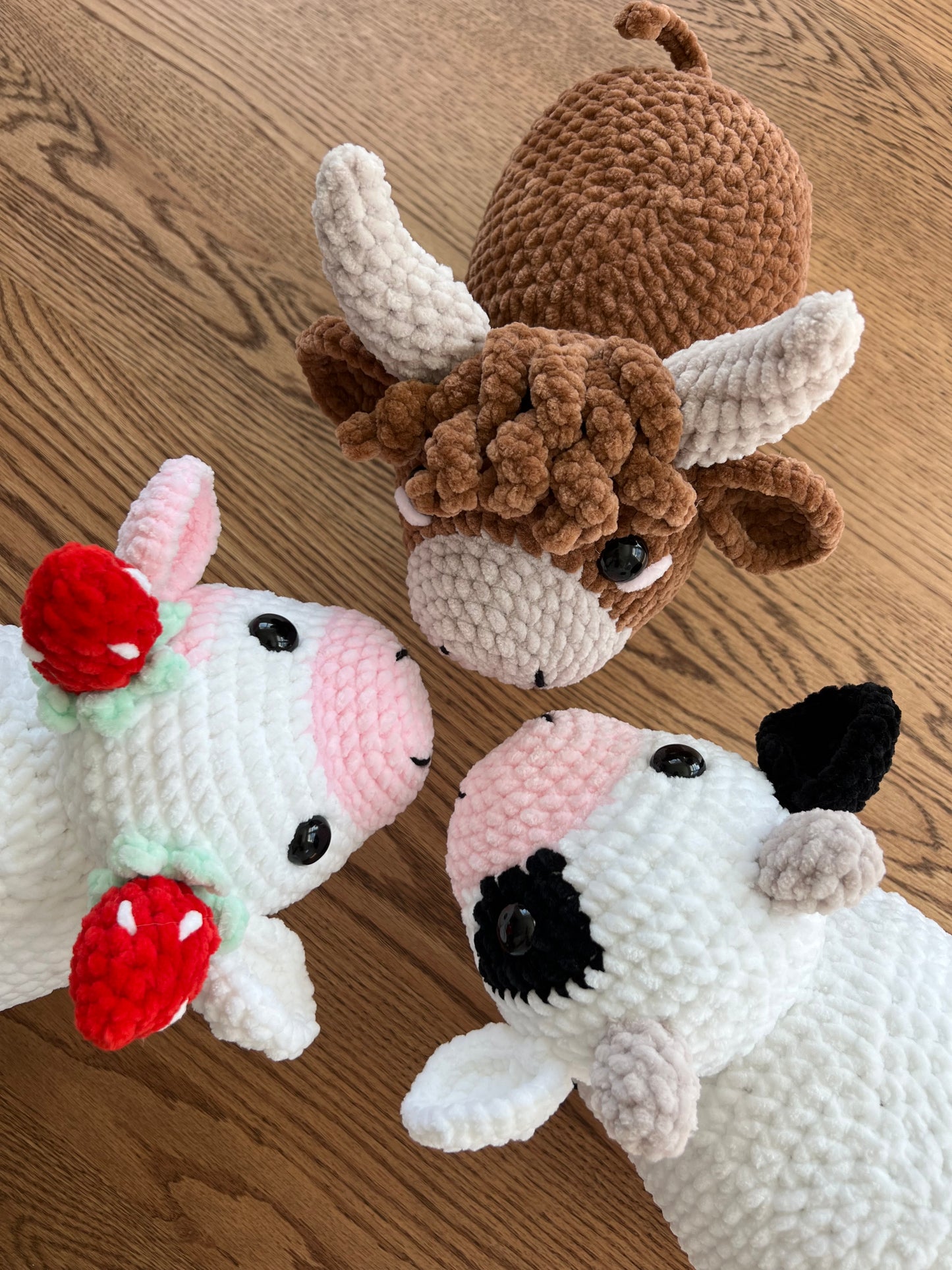 3-in-1 Standing Cow Crochet Pattern
