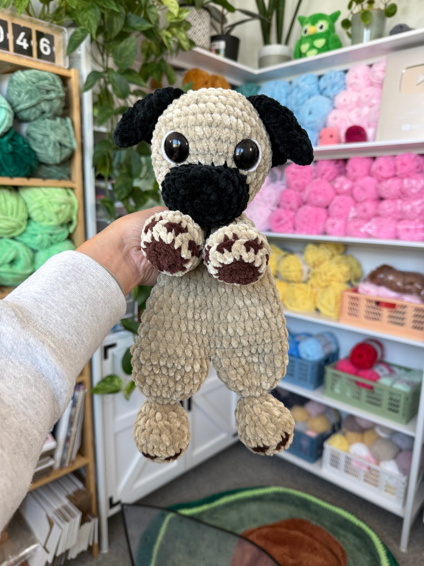 Pug Snuggler Plushie