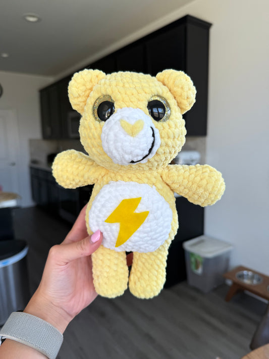 Mini Yellow Care Bear Plushie