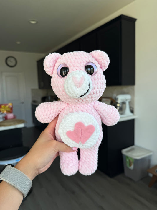 Mini Pink Care Bear Plushie