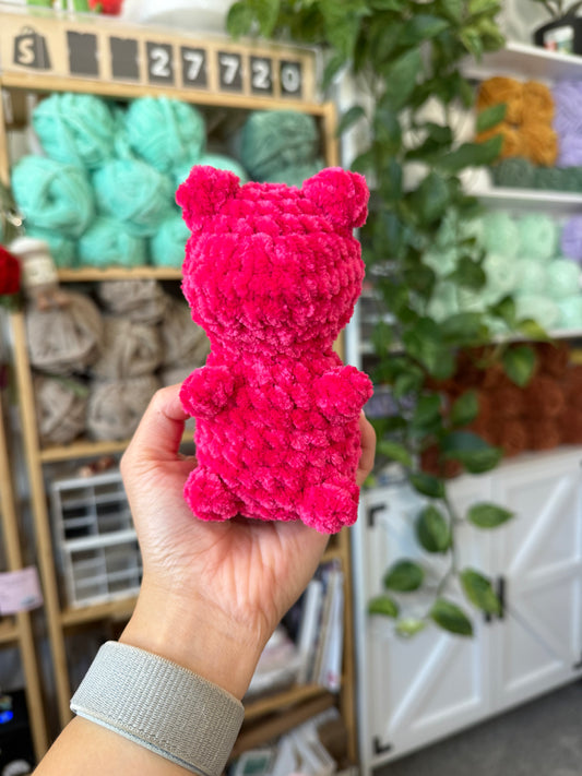 Mini Pink Gummy Bear Plushie