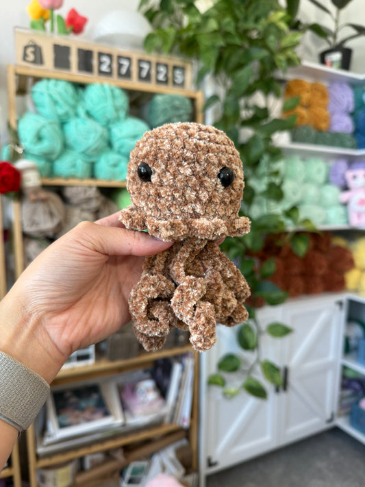 Mini Brown Jellyfish Plushie