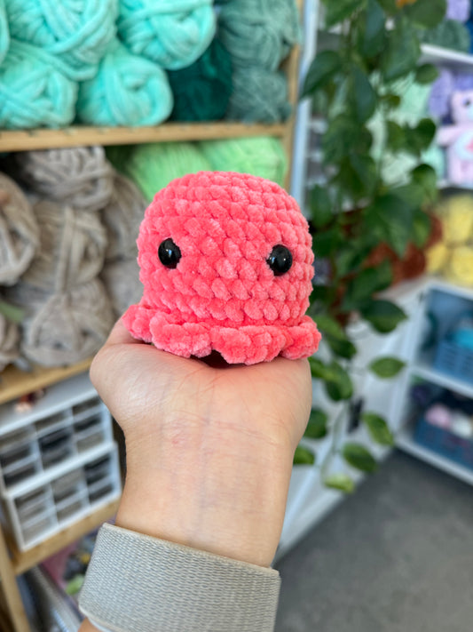 Salmon Mini Octopus Plushie