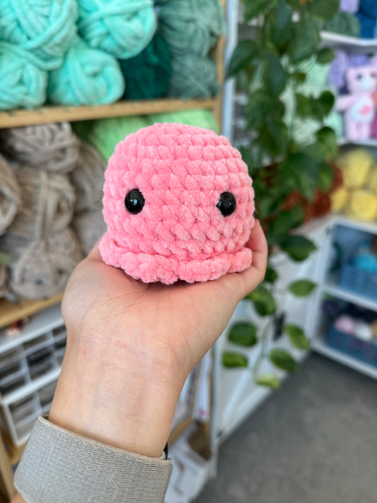 Coral Mini Octopus Plushie
