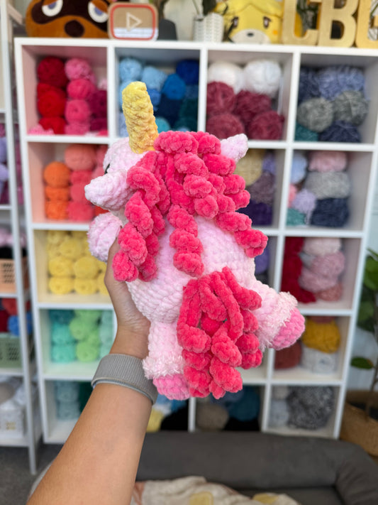 Mini Pink Unicorn Plushie