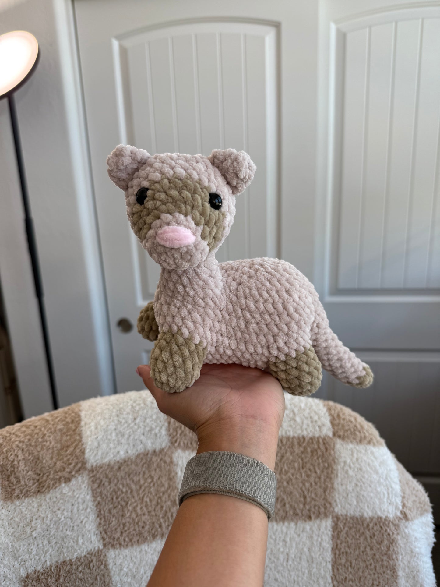 Standing Mushroom Ferret Plushie