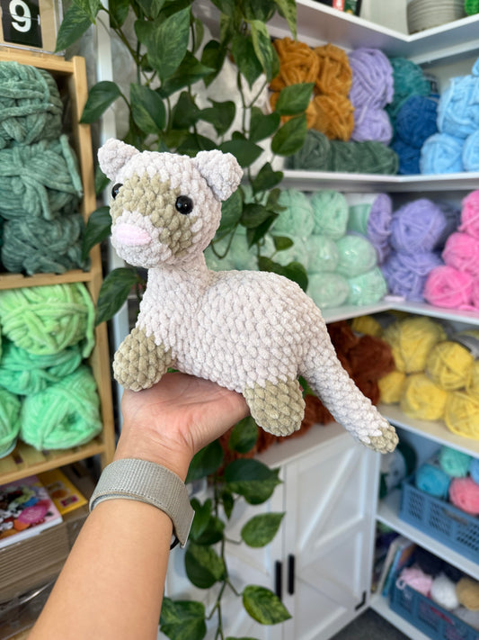 Standing Mushroom Ferret Plushie