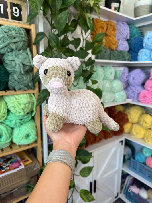 Standing Mushroom Ferret Plushie