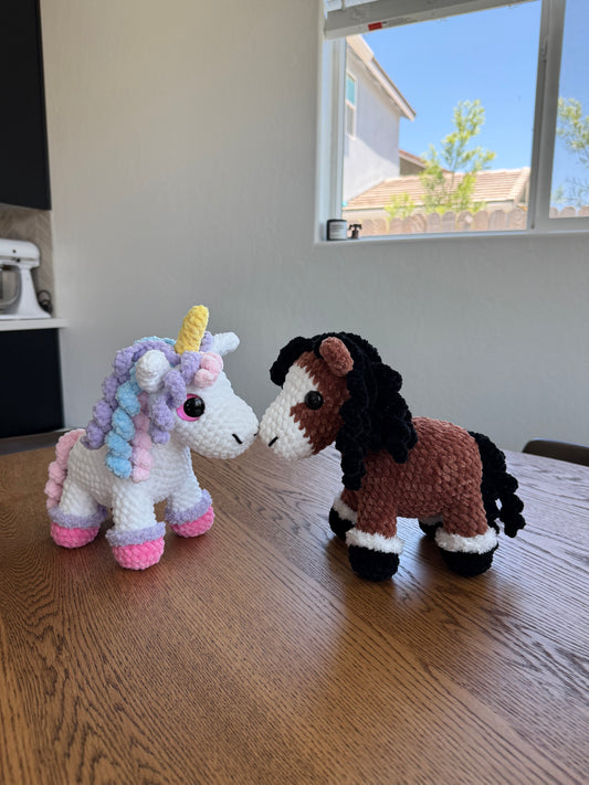 Standing Unicorn Plushie