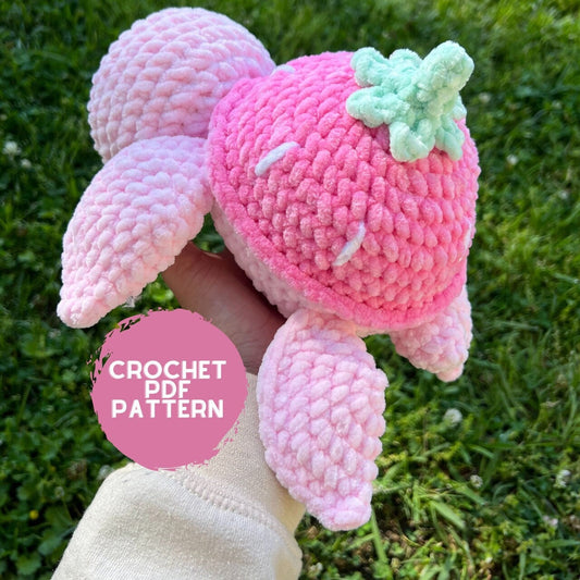 Strawberry Turtle Crochet Pattern