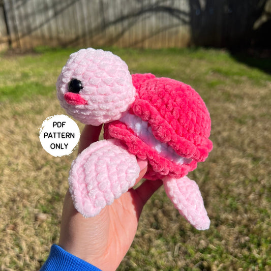 Mini Size Macaron Turtle Crochet Pattern