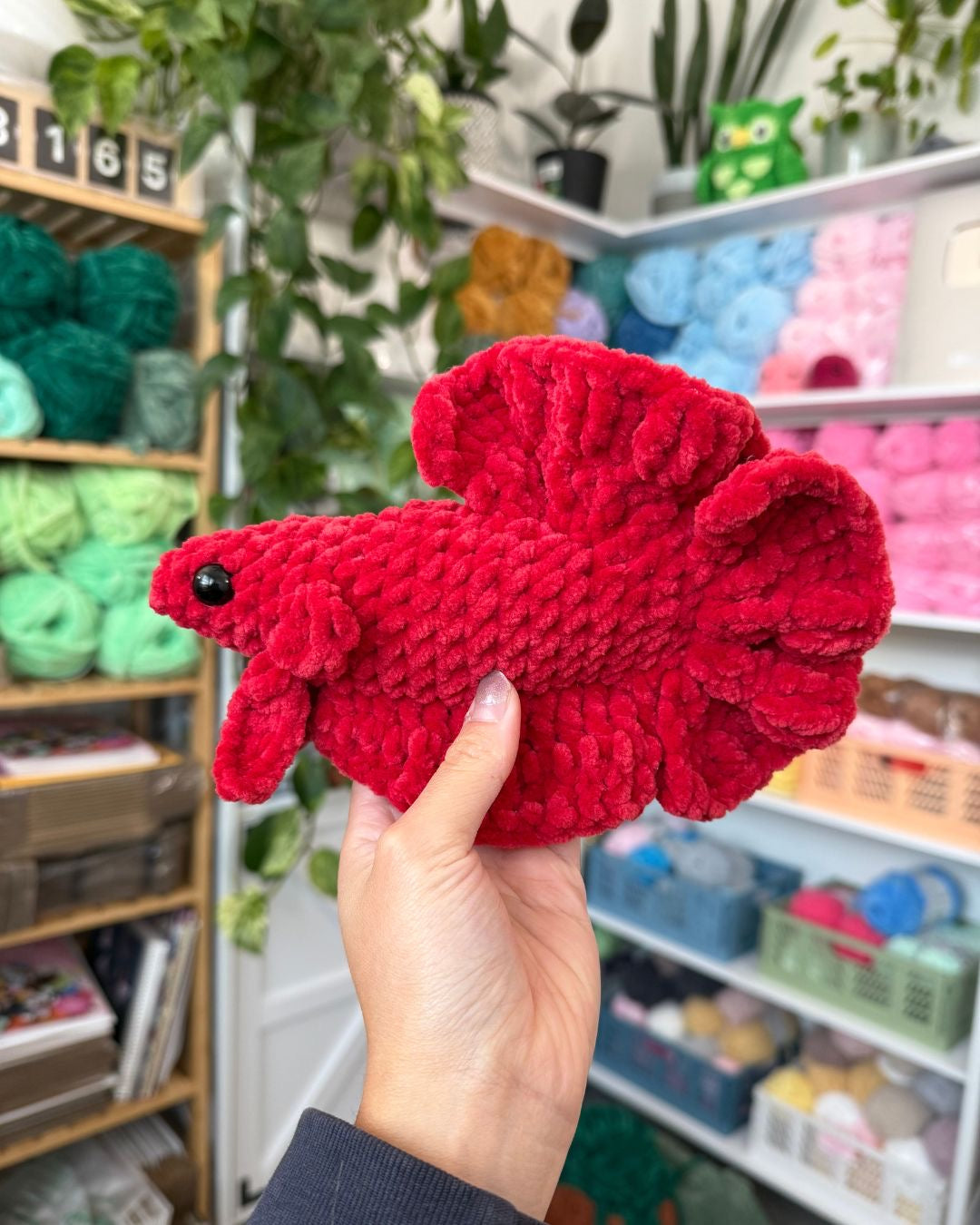 No Sew Betty the Betta Fish Pattern