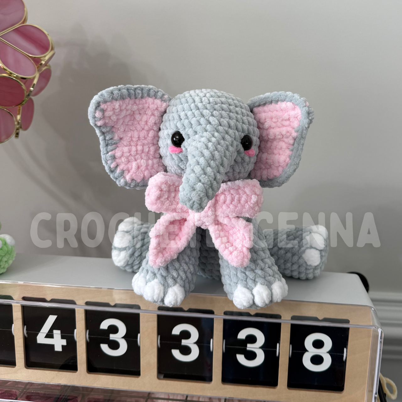 Sitting Elephant Crochet Pattern