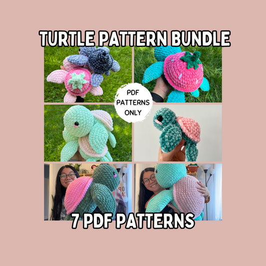 BUNDLE 7 Different Styles - Ultimate Turtle Pattern Bundle