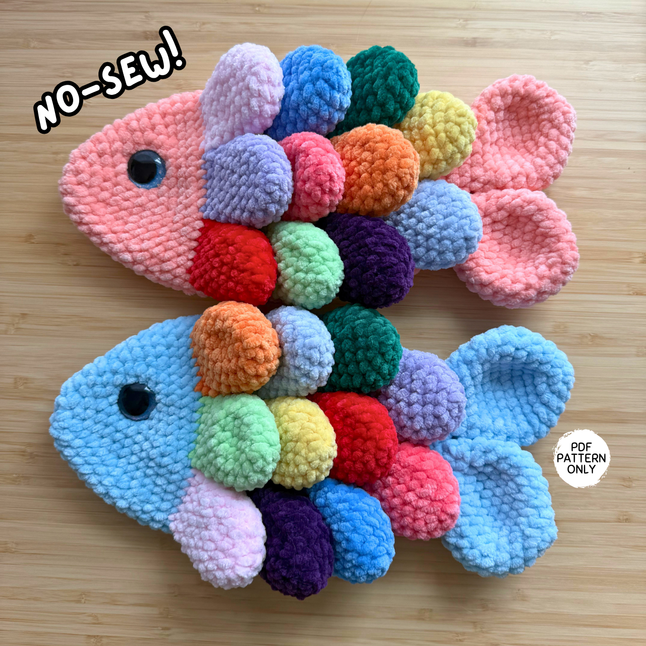 No Sew Fidget Fish