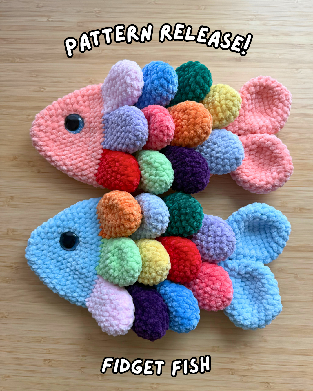 No Sew Fidget Fish
