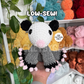 Sitting Opossum Crochet Pattern