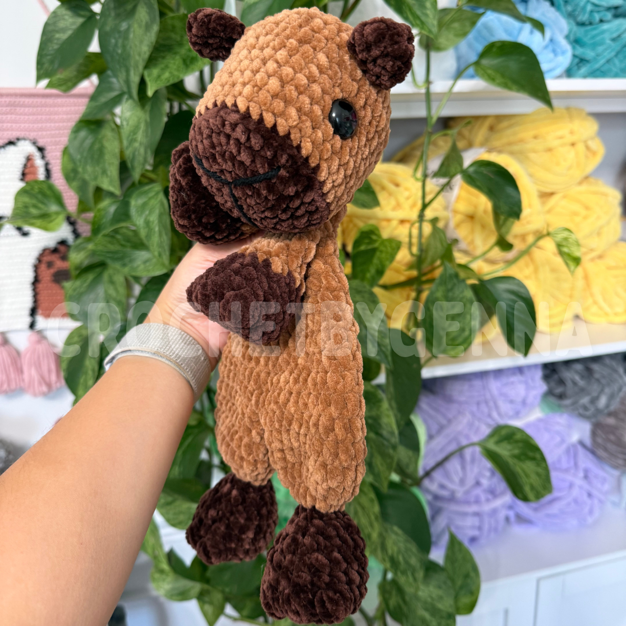 Capybara Snuggler Pattern