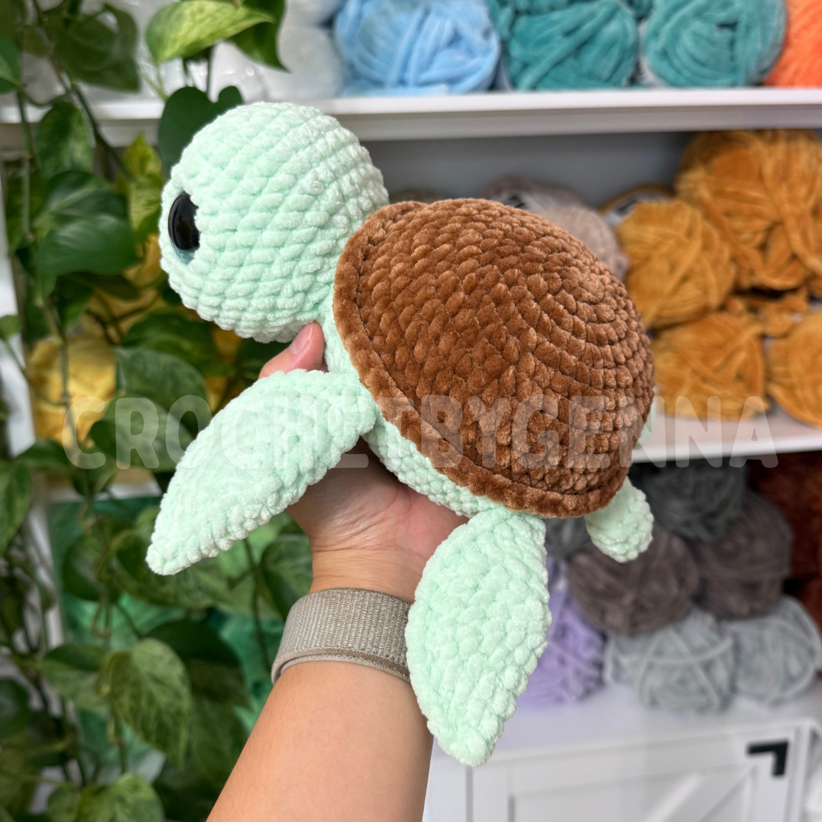 No-Sew Turtle Crochet Pattern