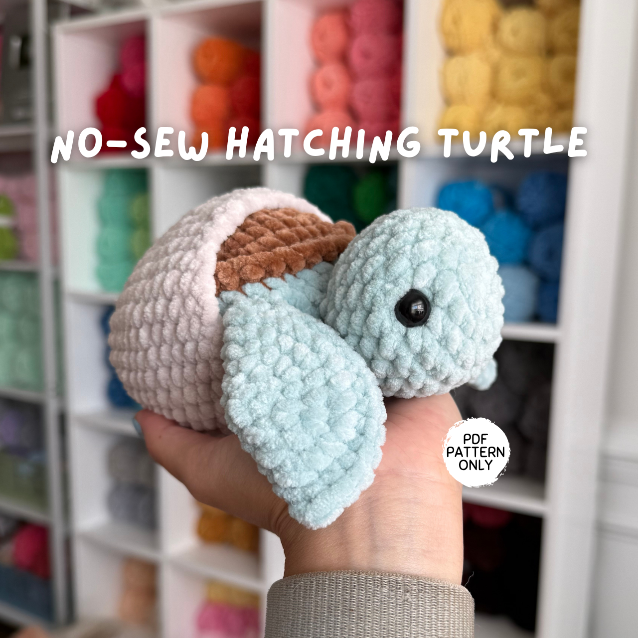 No Sew Hatching Turtle Pattern