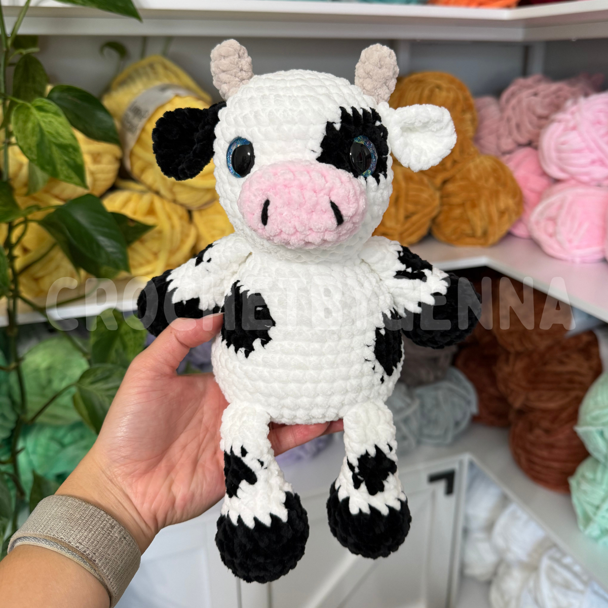 2-in-1 Squishy Cow Crochet Pattern