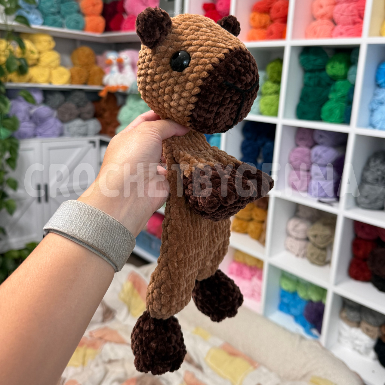 Capybara Snuggler Pattern