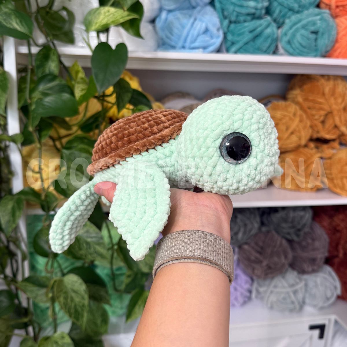 No-Sew Turtle Crochet Pattern