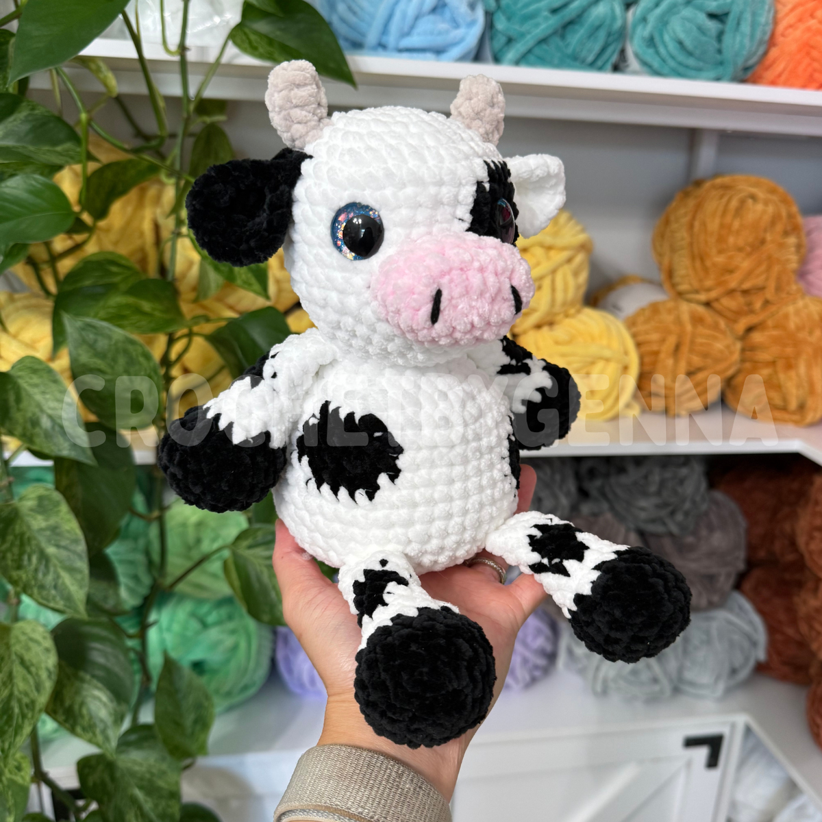 2-in-1 Squishy Cow Crochet Pattern