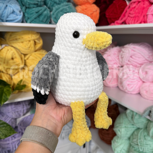 No Sew Seagull Crochet Pattern